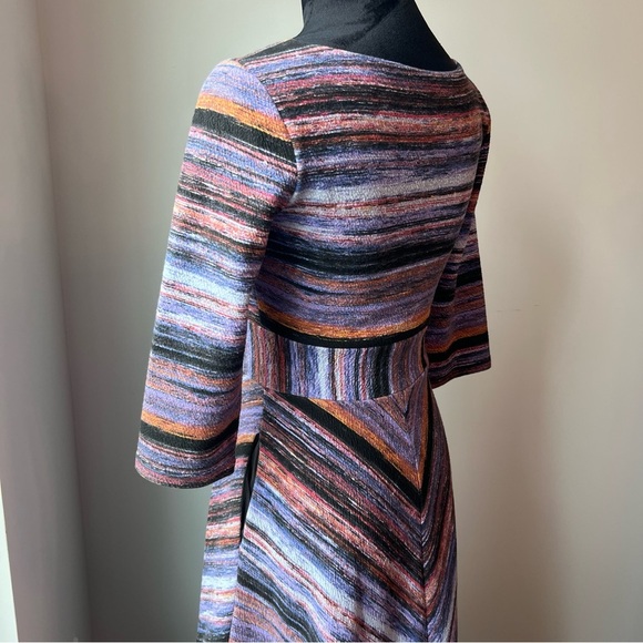 Maeve Kebren Anthropologie Striped Cotton Dress - Picture 3 of 16